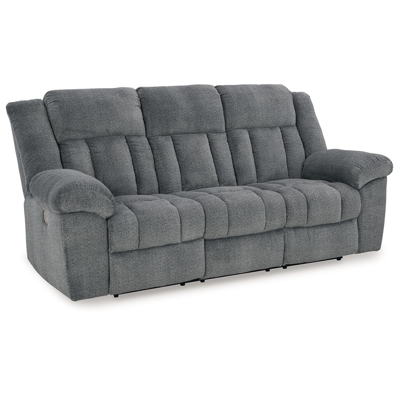 Tip-off – Power Reclining Sofa With Adj Headrest Beige
