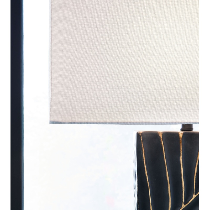 Bartlen – Black / Gold Finish – Poly Table Lamp