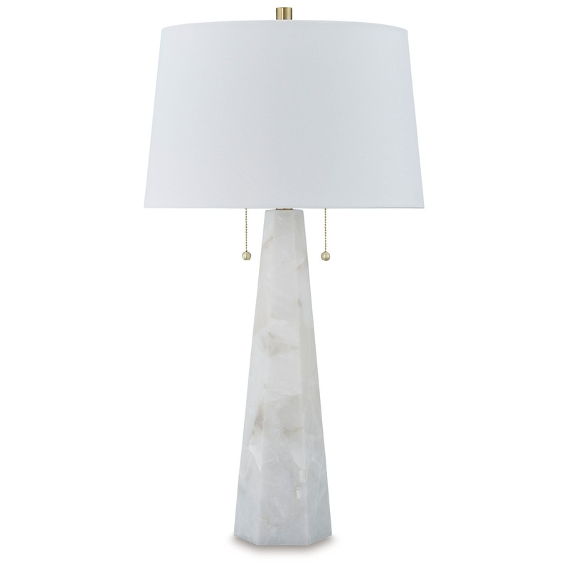 Laurellen – White – Alabaster Table Lamp