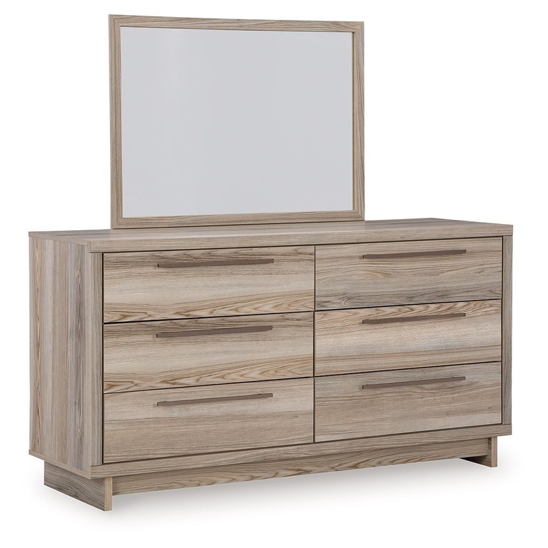 Hasbrick – Tan – Dresser And Mirror