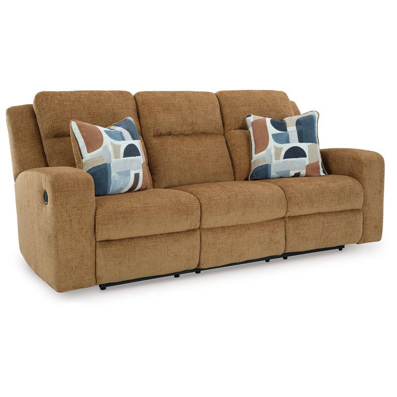 Kanlow – Reclining Sofa Light Brown