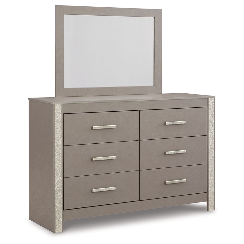 Surancha – Gray – Dresser And Mirror