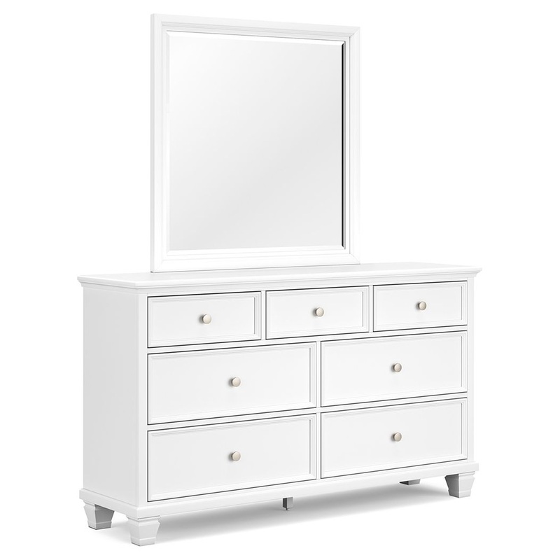 Fortman – White – Dresser And Mirror