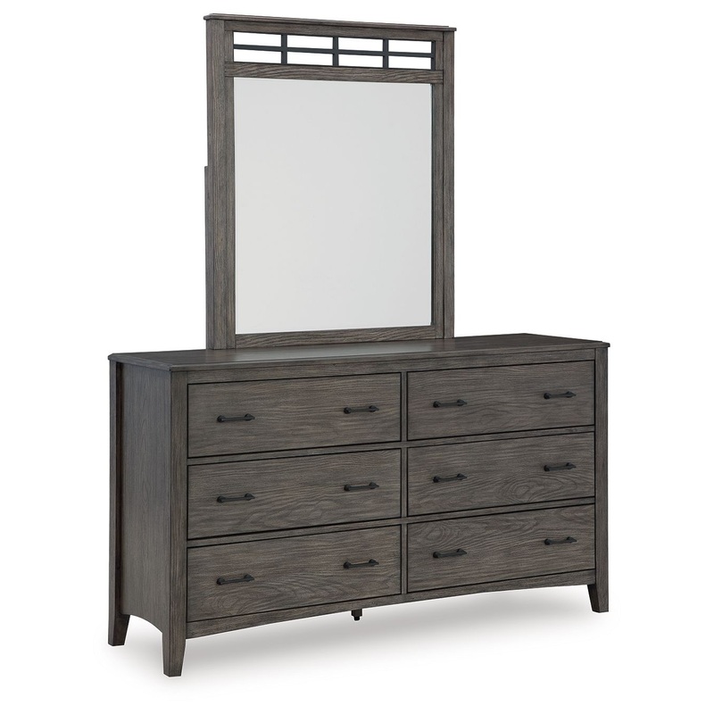 Montillan – Grayish Brown – Dresser And Mirror