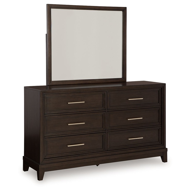 Neymorton – Dark Grayish Brown – Dresser And Mirror