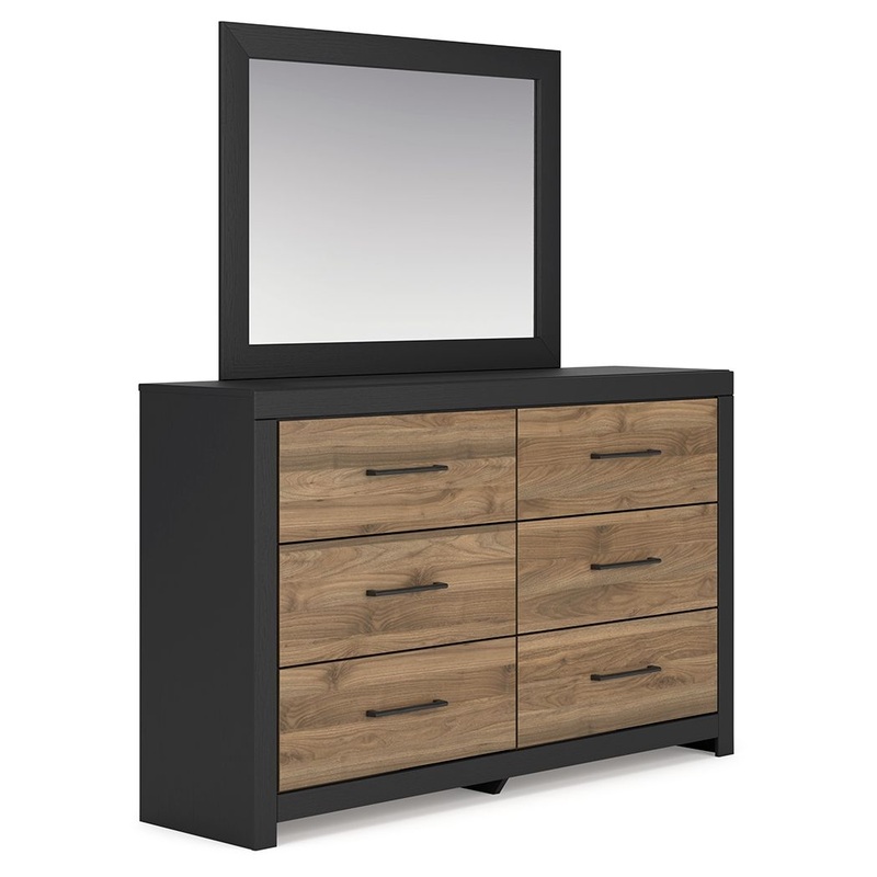 Vertani – Black – Dresser And Mirror