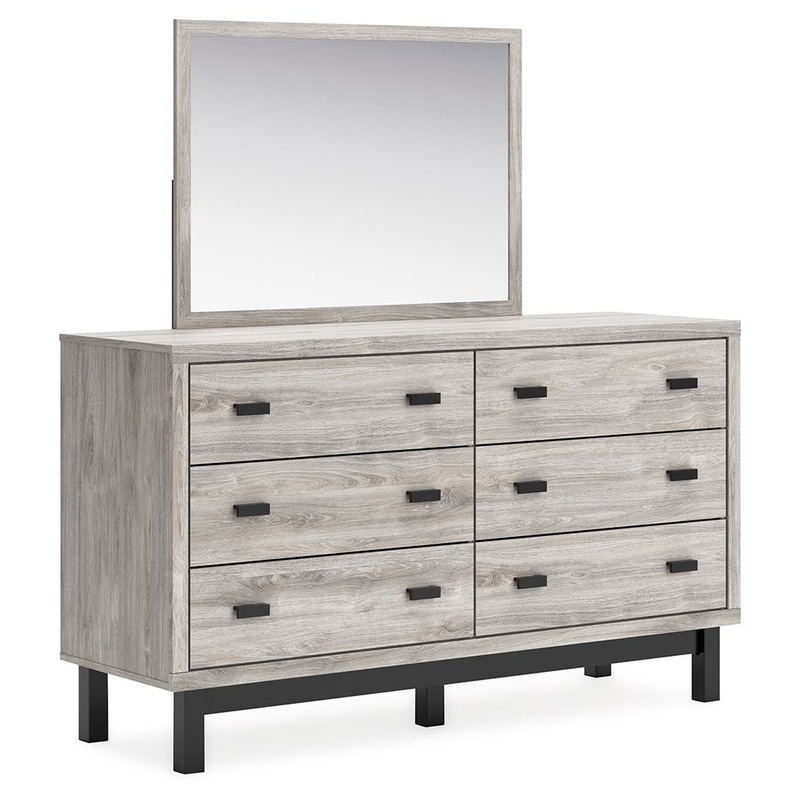 Vessalli – Gray – Dresser And Mirror