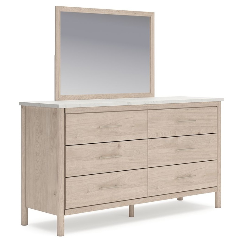 Cadmori – Dresser and Mirror Beige