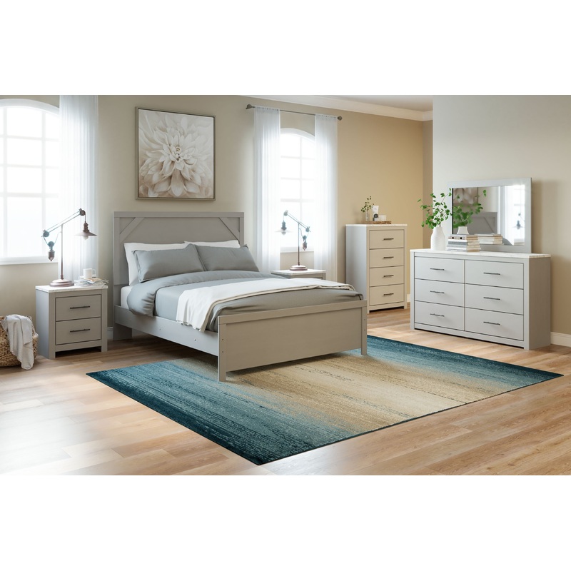 Cottenburg – Bedroom Set Light Gray/White
