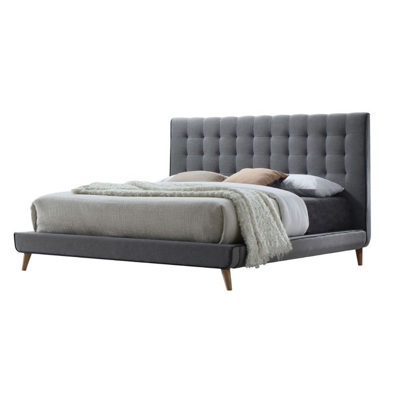 Valda – Bed Light Gray