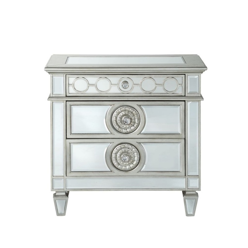 Varian – Nightstand – Mirrored