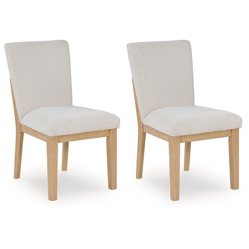 Whittgate – Light Brown – Dining Upholstered Side Chair (Set of 2)