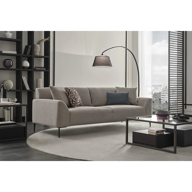 Berta 3 Seat Sofa Bed Beige