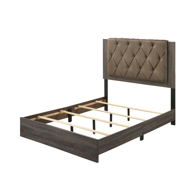 Avantika – Bed Rustic Gray Oak
