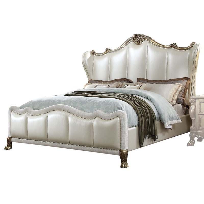 Dresden II – Bed Pearl White