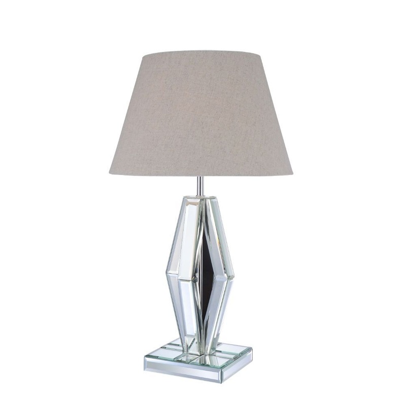 Britt – Table Lamp – Mirrored & Chrome
