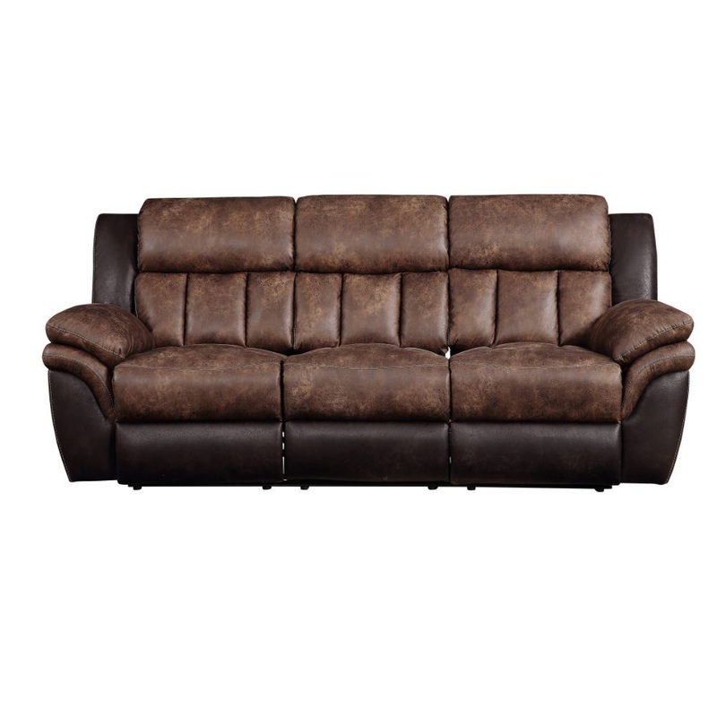 Jaylen – Sofa – Toffee & Espresso Polished Microfiber