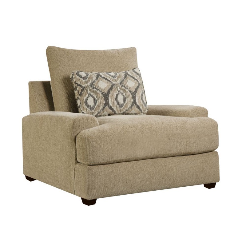 Vassenia – Chair – 2-Tone Latte Chenille