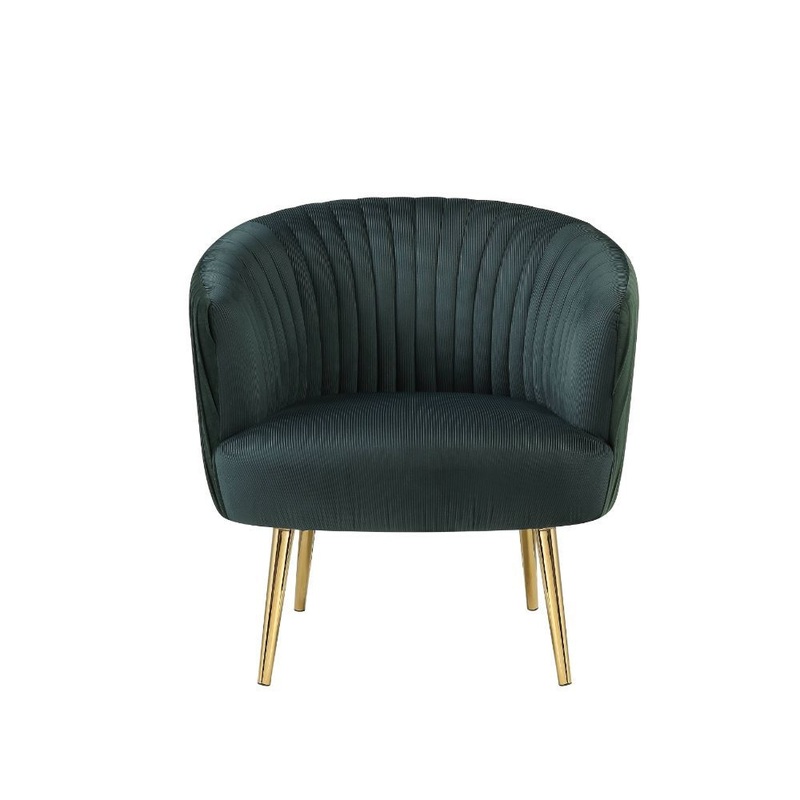 Sigurd Accent Chair – Green & Gold