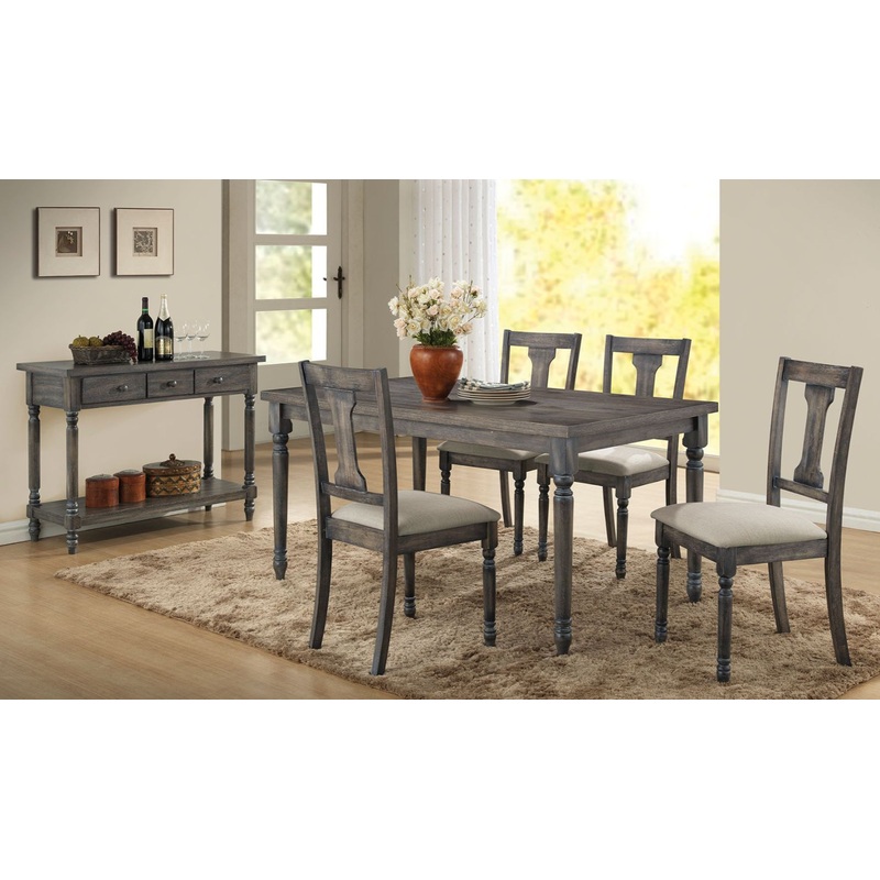 Wallace – Dining Table – Weathered Gray