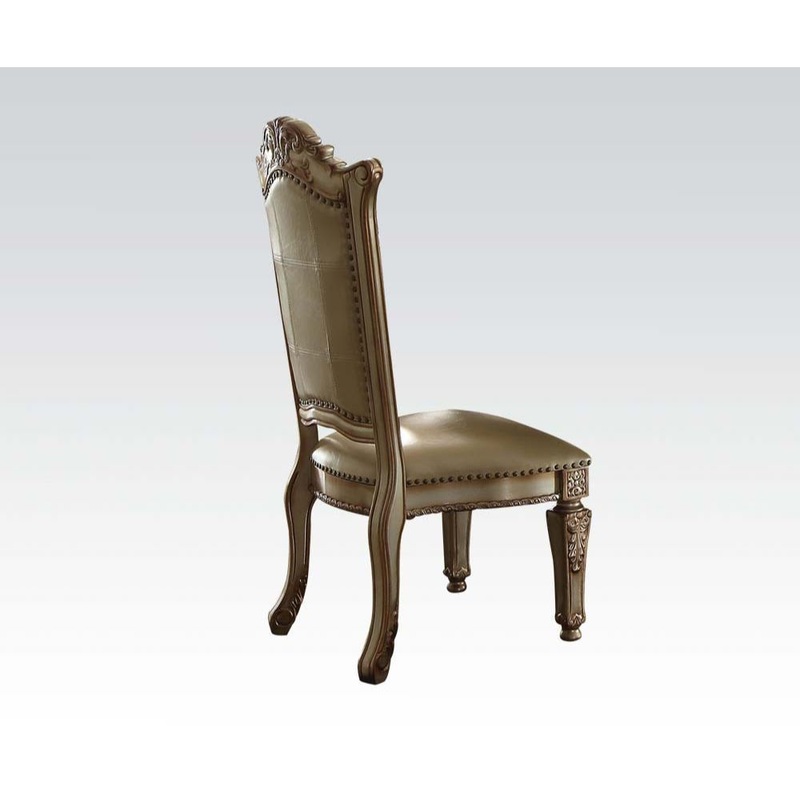 Vendome – Side Chair (Set of 2) Gold Patina