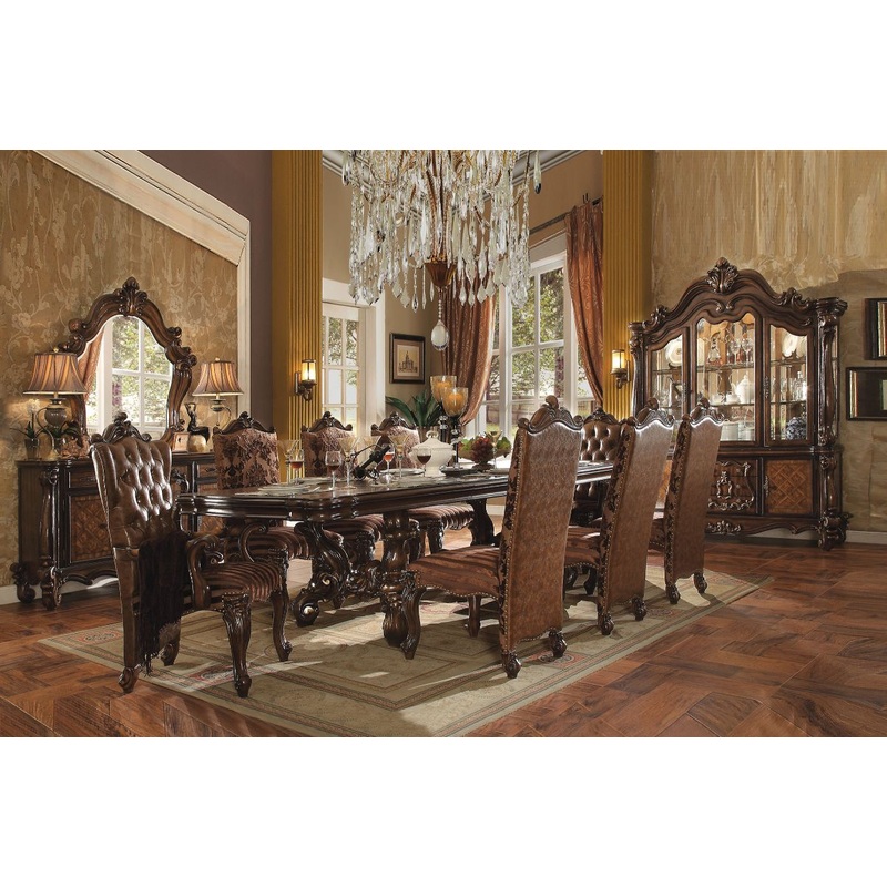 Versailles – Dining Table (120″L) Cherry Oak