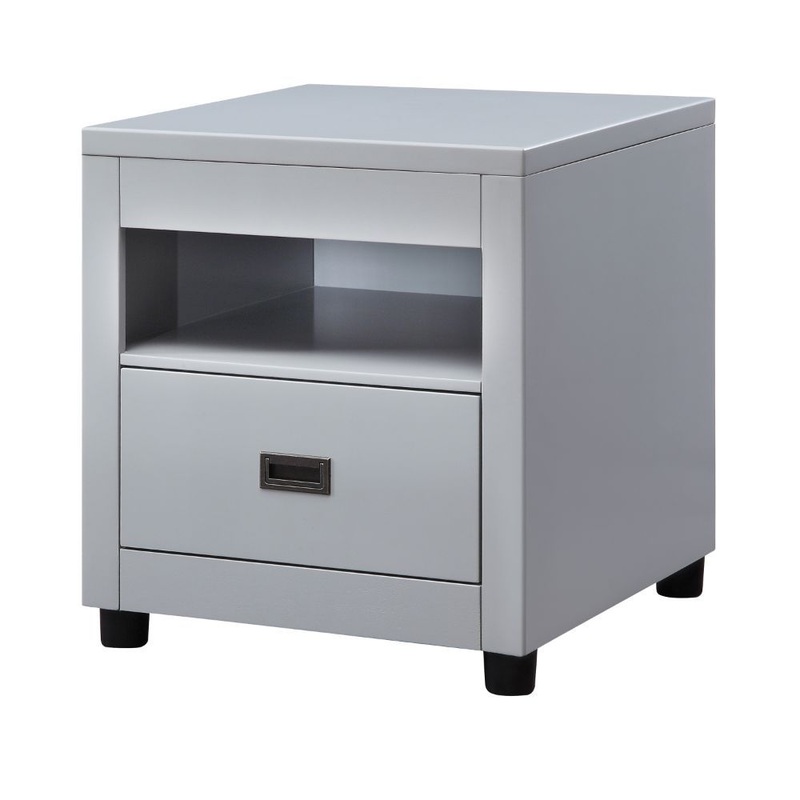 Eleanor – End Table – Dove Gray