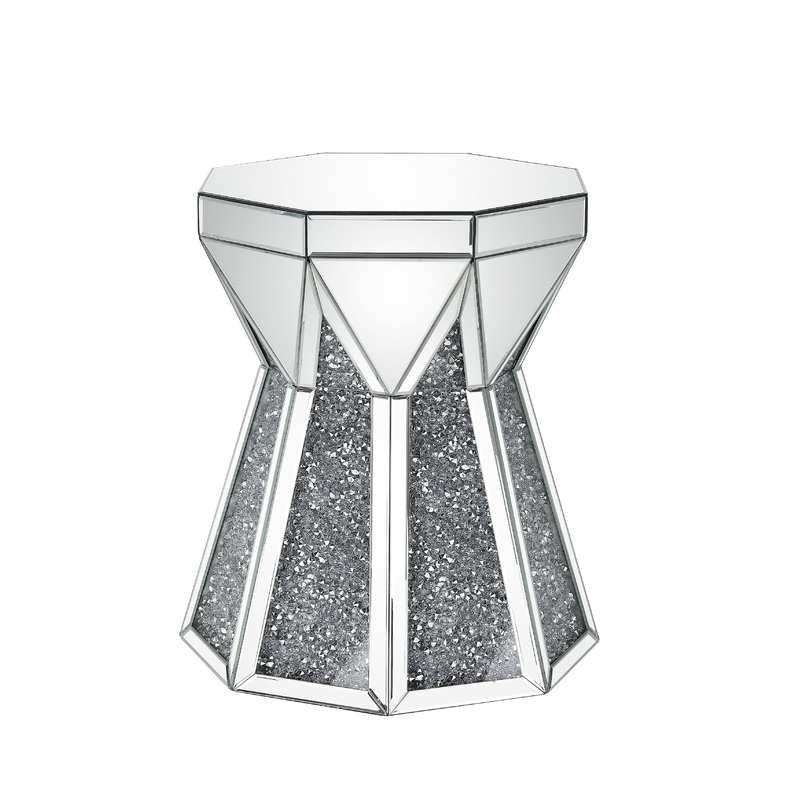 Noralie – End Table – Pearl Silver – Wood