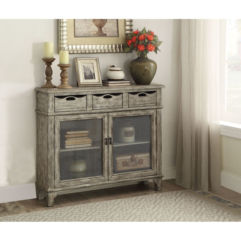Vernon – Accent Table – Weathered Gray