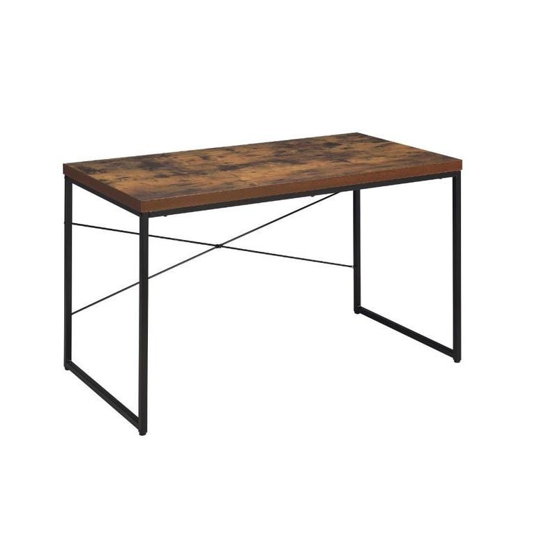 Bob – Desk – Weathered Oak & Black