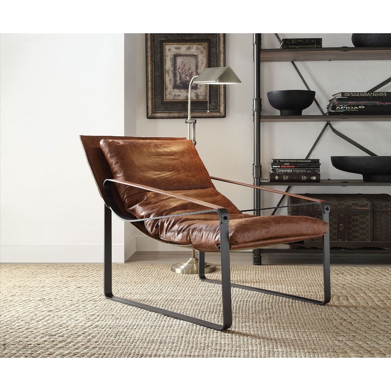 Quoba – Accent Chair – Cocoa Top Grain Leather