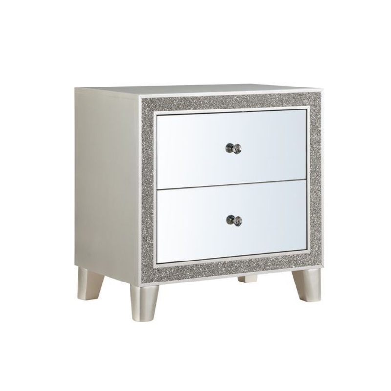 Sliverfluff – Nightstand – Mirrored & Champagne Finish