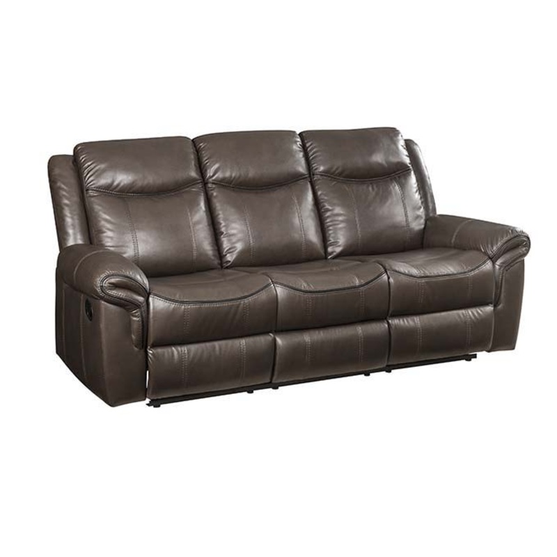 Lydia – Sofa – Brown Leather Aire