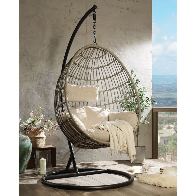 Vasant – Patio Swing Chair – Beige