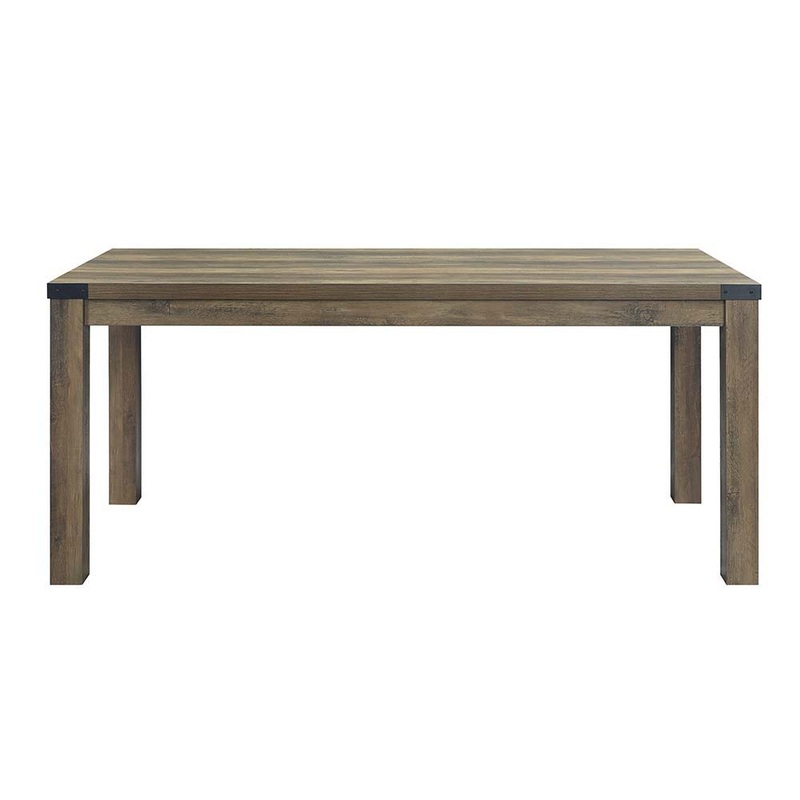 Abiram – Dining Table – Rustic Oak Finish
