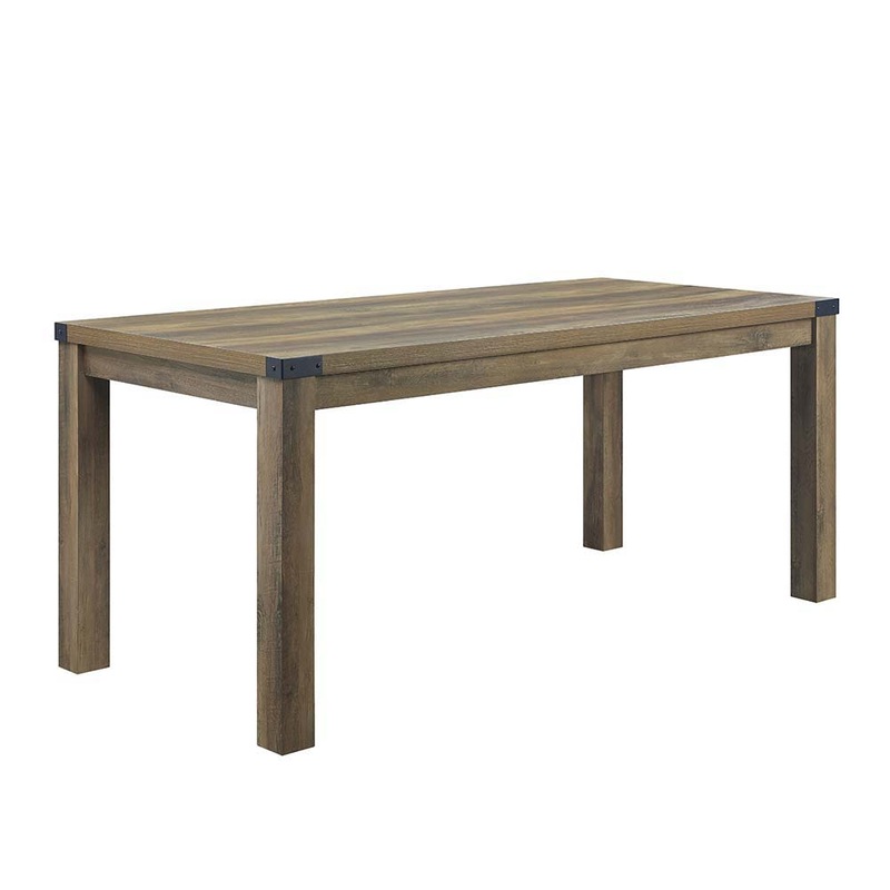 Abiram – Dining Table – Rustic Oak Finish