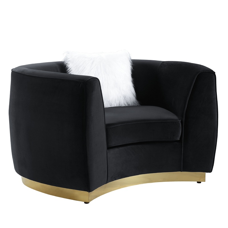 Achelle – Chair – Black Velvet