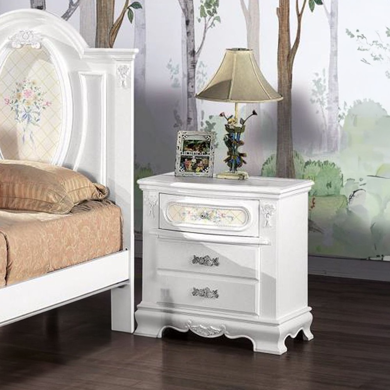 Flora – Nightstand White