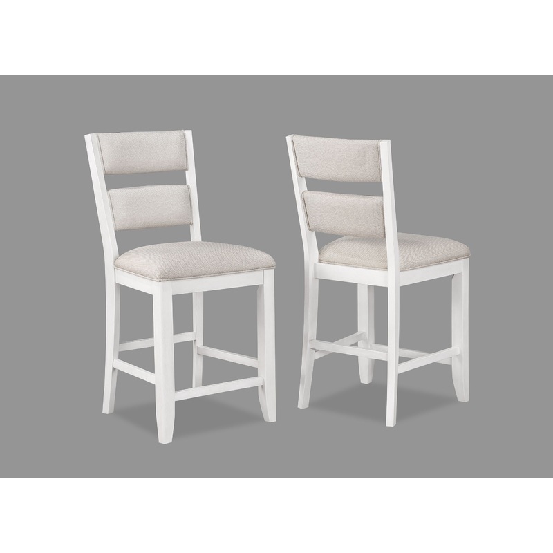 Wendy – Counter Height Chair (Set of 2) – Gray