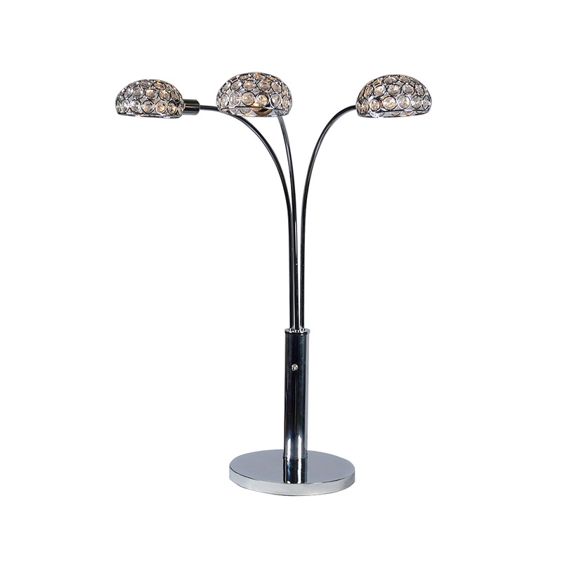32.5″ Height Table Lamp – Pearl Silver
