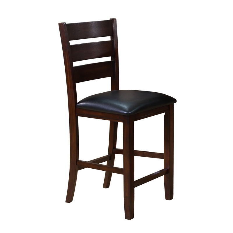 Bardstown – Counter Height Chair (Set of 2) Dark Brown