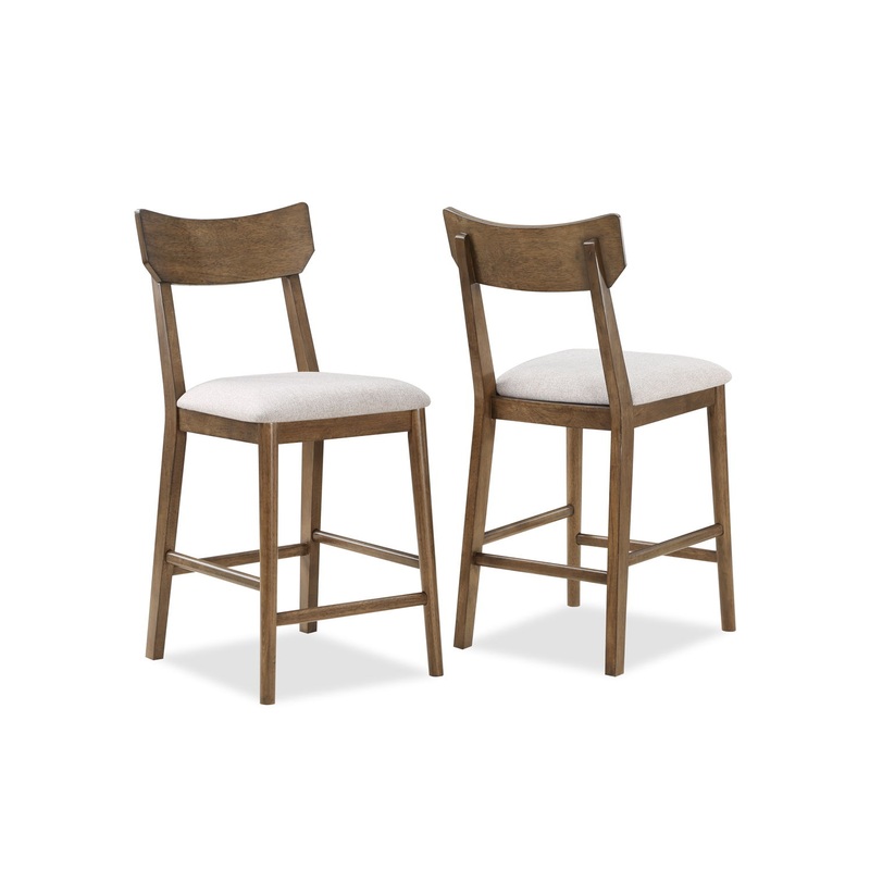 Weldon – Counter Height Chair (Set of 2) – Brown