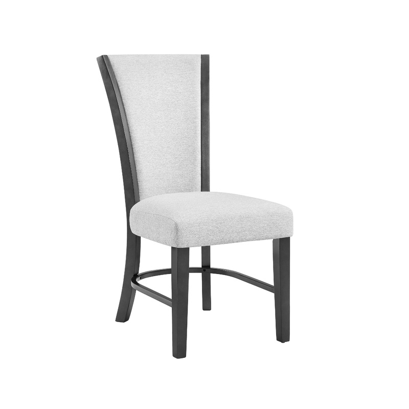 Camelia – Side Chair (Set of 2) Dark Gray