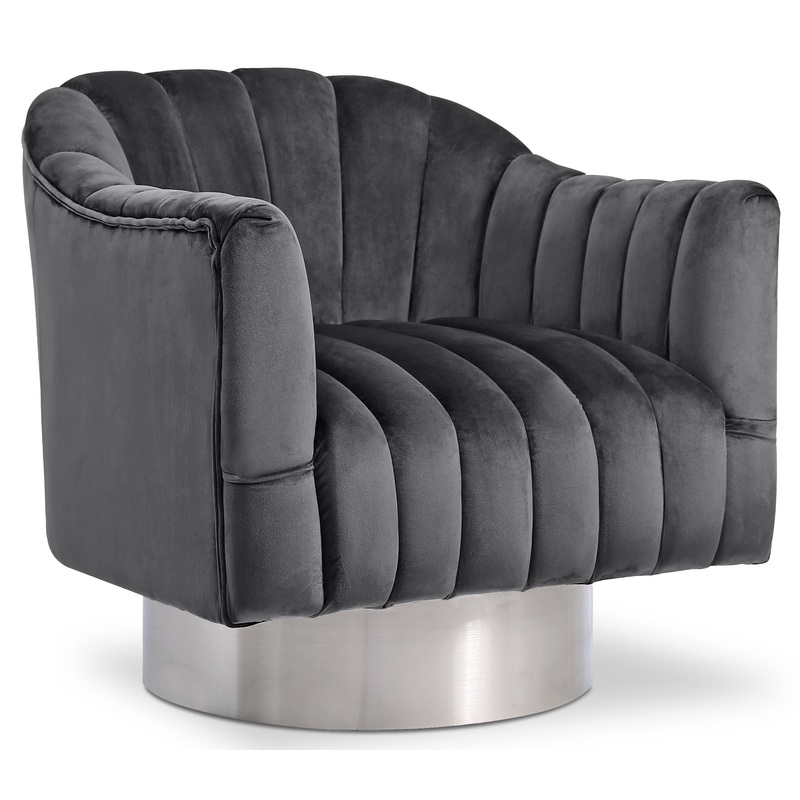 Farrah – Accent Chair Dark Gray