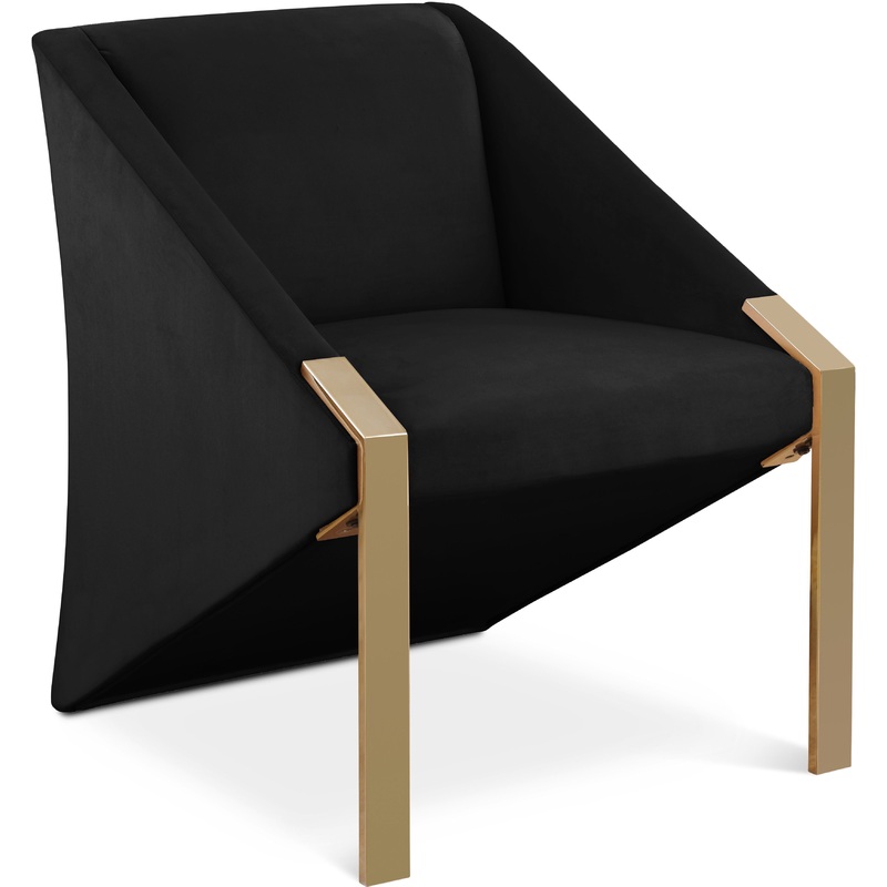 Rivet – Accent Chair Black