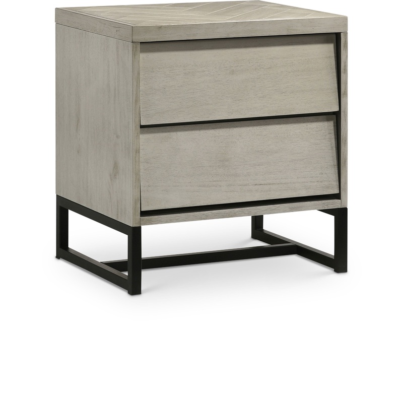 Weston – Night Stand – Gray Stone