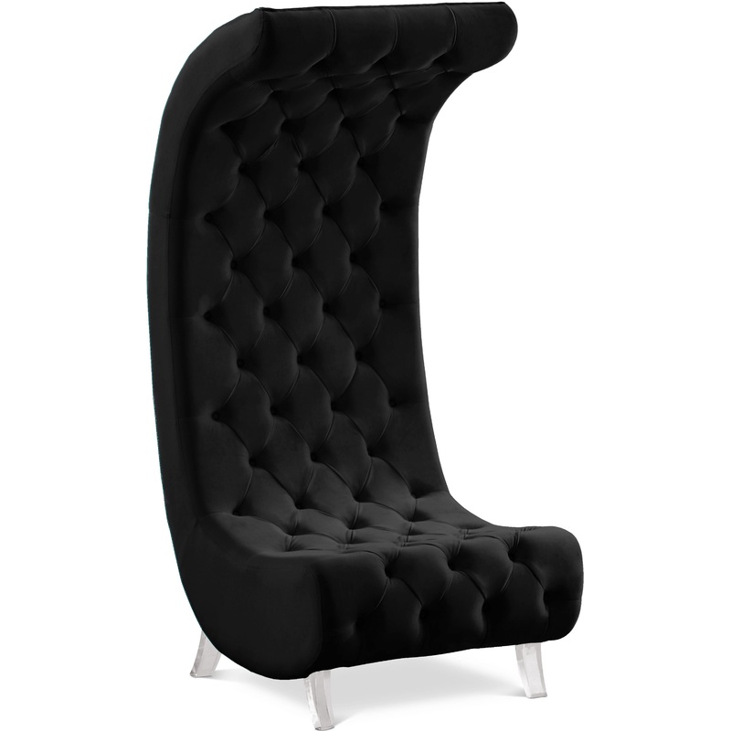 Crescent – Accent Chair Black
