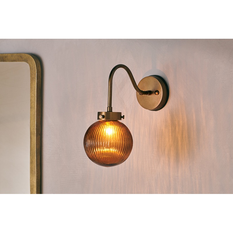 Konnie Bathroom Wall Light – Amber Amber