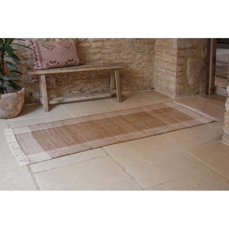 Andro Jute & Cotton Runner – Natural Natural