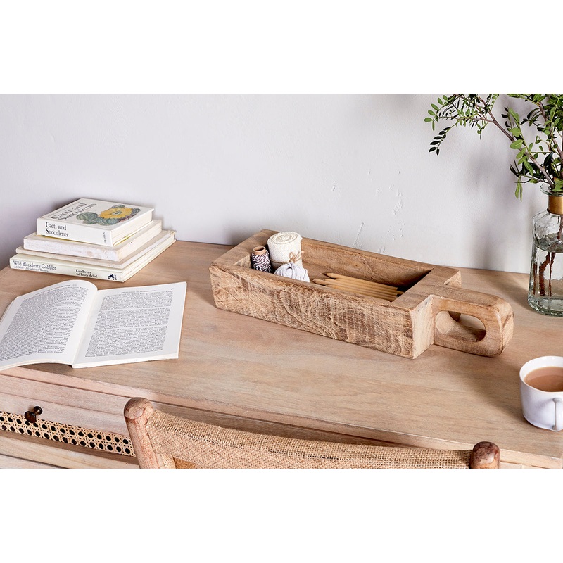 Hanwa Reclaimed Wood Traditional Storage Pot Natural